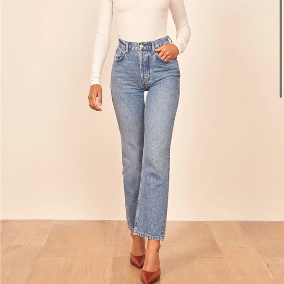 Reformation Denim - Reformation Cynthia High Rise Jeans in Colorado Wash READ!!